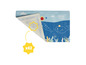 Tapis de bain antidérapant avec thème marin, 82 ventouses, marque Bada Bulle.