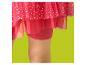Jupe en tulle à paillettes avec short pour fille en rouge