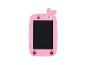 Tablette de dessin rose pour enfants avec oreilles de lapin et boutons en forme de patte