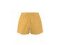 Shorts de sport jaunes avec taille élastique.