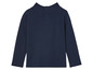 Un t-shirt à manches longues bleu marine pour enfants.