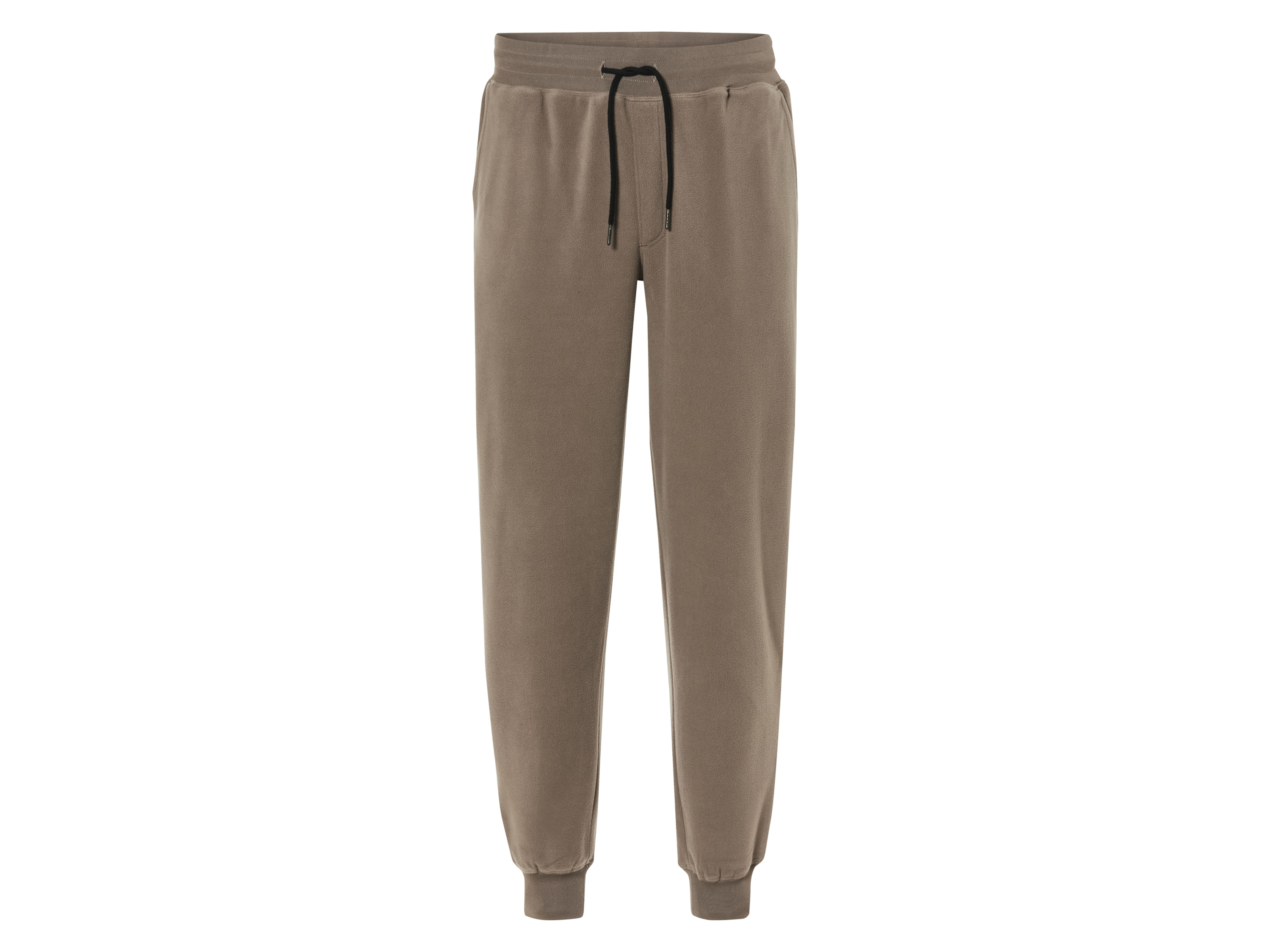 LIVERGY® Pantalon en polaire homme (S, marron)
