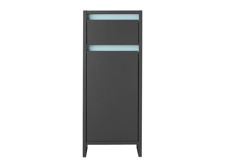 Aller en mode plein écran : LIVARNO home Armoire latérale de salle de bains Oslo, 32 x 80 x 28 cm, anthracite - Image 6