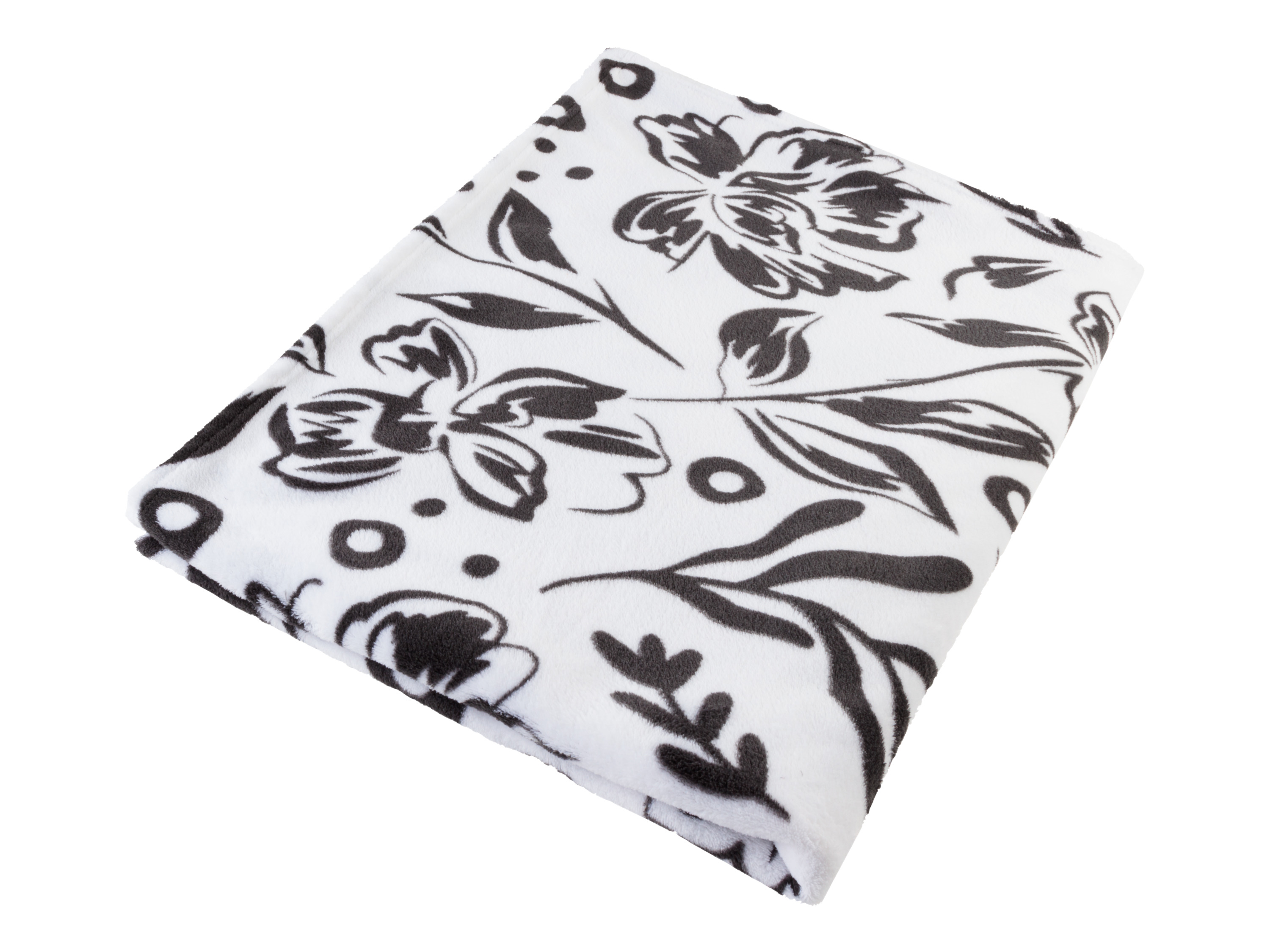 LIVARNO home Plaid, 130 x 170 cm (fleurs)
