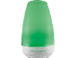 Diffuseur d'arômes vert avec boutons lumière, minuterie et brume