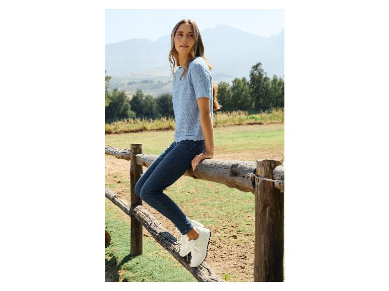 Pull en maille ajourée femme