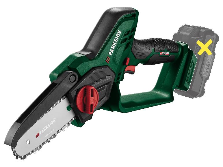 Tronçonneuse Parkside sans fil avec batterie 20V.