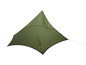 Une tente tarp Grand Canyon verte pour le camping.