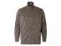 Une veste en polaire gris foncé à fermeture éclair.