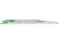Lame de scie sabre pour bois, coupe droite grossière, 5 TPI, HCS