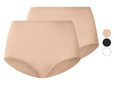 ESMARA® Lot de 2 culottes invisibles femme