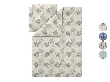LIVARNO® Parure de lit en satin de microfibre / Parure de lit réversible en satin de microfibre, 260 x 240 cm