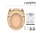 Abattant de WC Duroplast avec fermeture amortie et instructions de montage de Schütte.