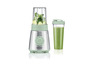 Un blender Silvercrest avec un smoothie dans un gobelet à emporter.