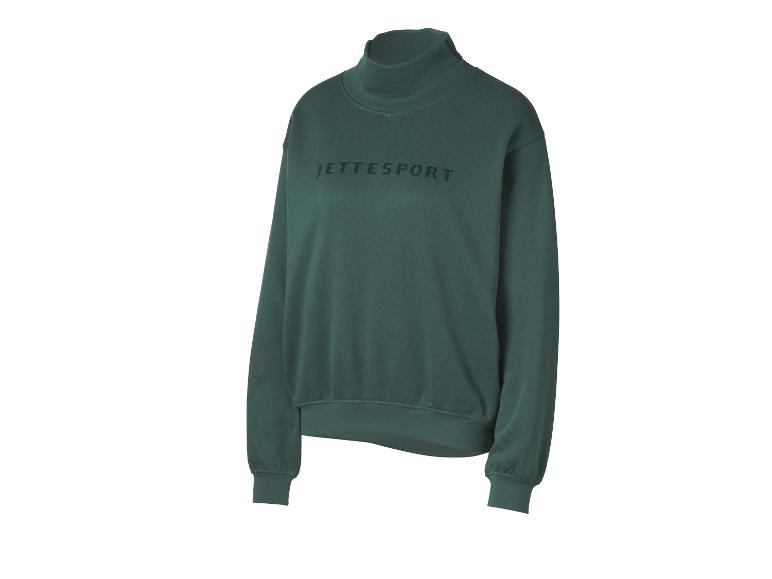 Sweat-shirt vert JETTESPORT à col montant