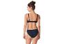 Maillot de bain noir : haut et bas, vue arrière.