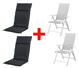 LIVARNO home Fauteuils + Coussins HOUSTON, anthracite