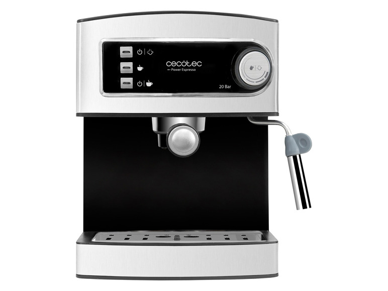 Aller en mode plein écran : Cecotec cafetière espresso double porte-filtre, 850 W - Image 1