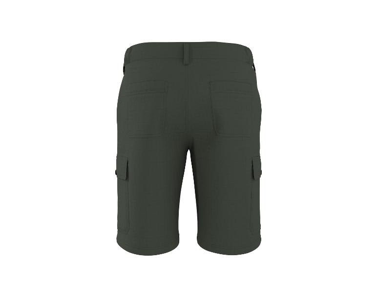 Short cargo vert foncé avec poches, vue arrière