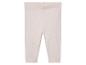 Leggings bébé couleur beige clair.