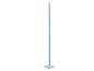 Lampadaire blanc avec lumière LED bleue