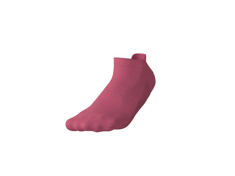 Une seule chaussette de sport rose avec languette au talon