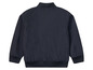 Une veste bomber bleu marine pour homme.