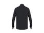Haut de sport noir à manches longues pour homme avec col montant, vue arrière.