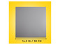 Une plaque de base LEGO grise de 38 cm.