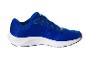 Basket de sport bleue : chaussure de course confortable et stylée.