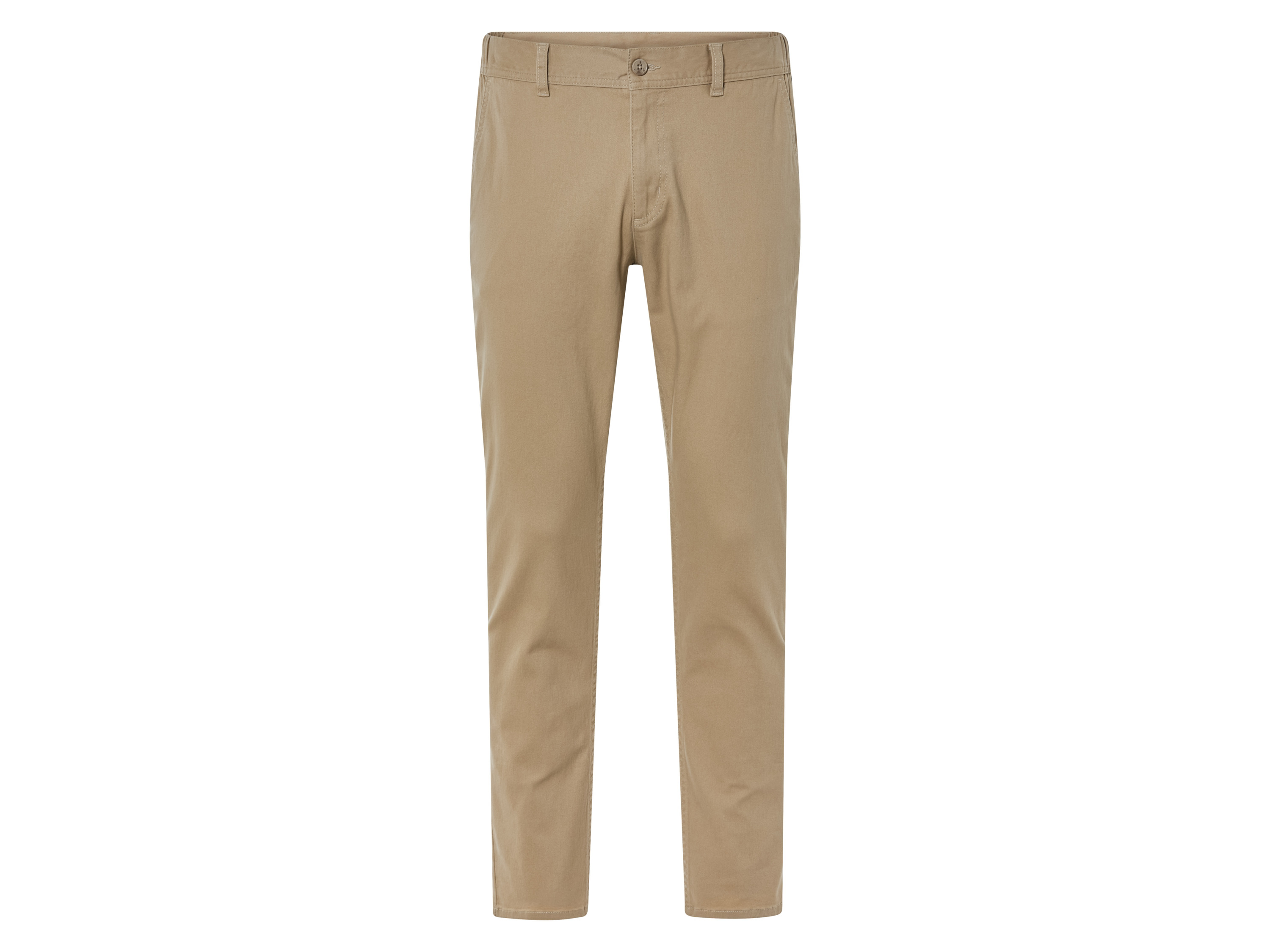 LIVERGY® Pantalon chino homme (beige, S)