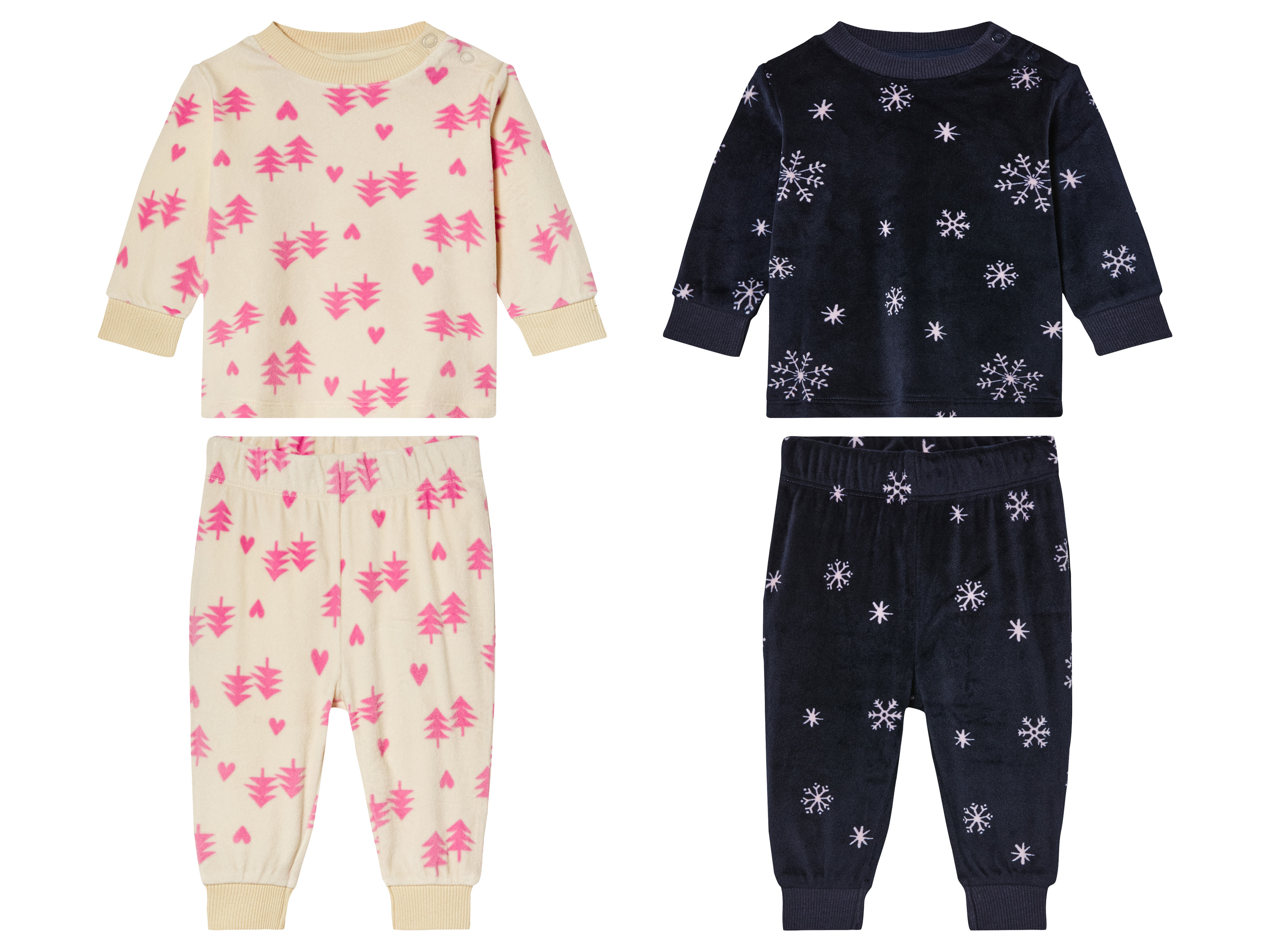 lupilu® Pyjama en velours bébé