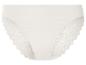 Culotte blanche en dentelle.