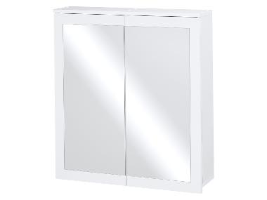 LIVARNO® Armoire de toilette miroir Basel, 68,5 x 75,1 x 16,9 cm, blanche