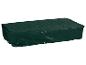 Housse rectangulaire vert foncé pour mobilier de jardin