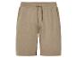 Shorts de jogging beige avec cordon.