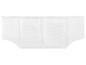 Pochette de rangement blanche rectangulaire pour CD/DVD.