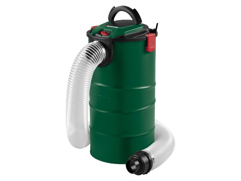 Aspirateur vert avec tuyau transparent