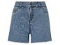 Shorts en jean tendance avec ourlet effiloché.