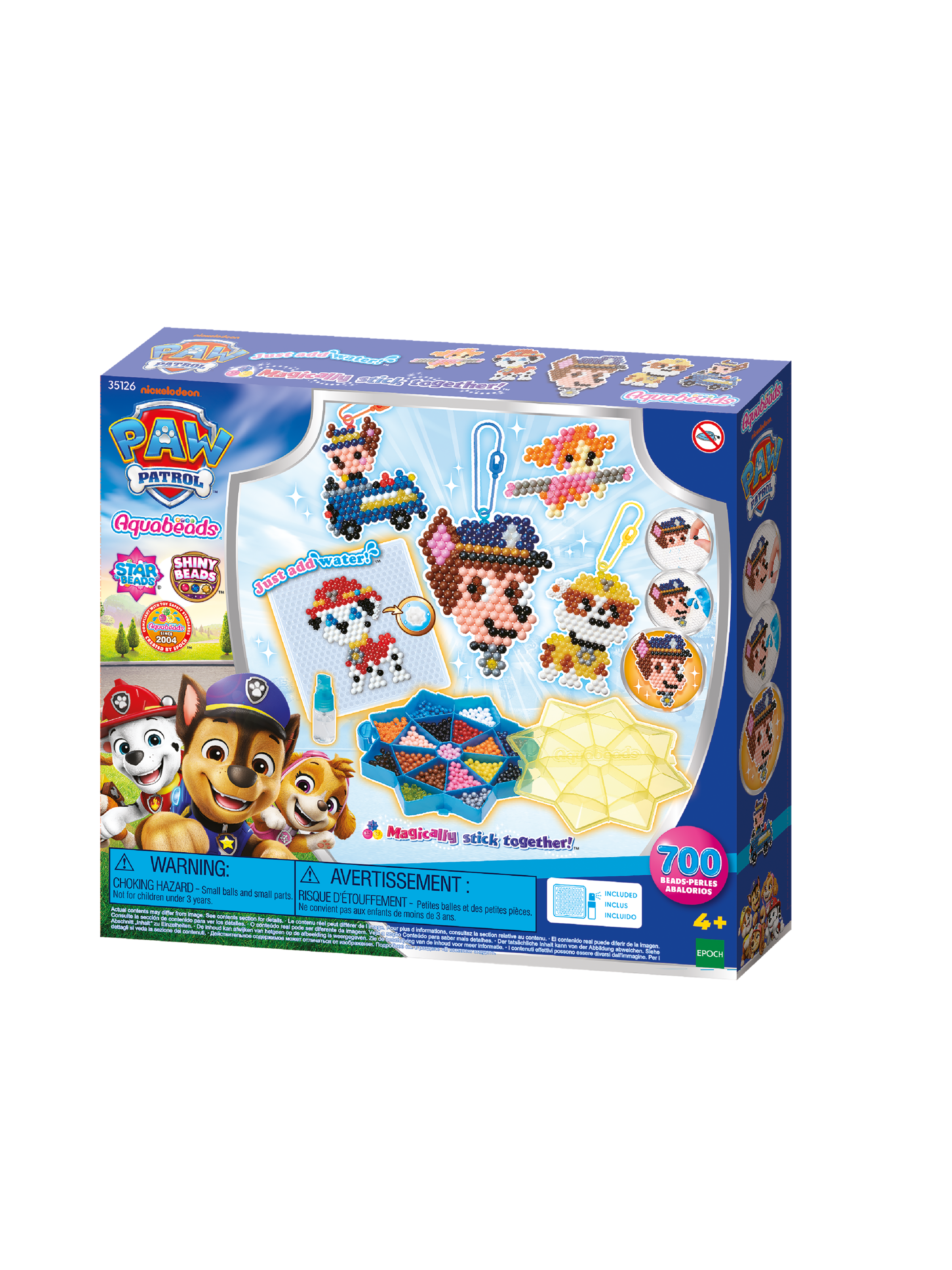 AQUABEADS Paw Patrol Mega coffret d'activités manuelles, activé par l'eau.