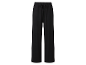 Pantalon large noir à taille élastique.
