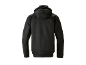 Veste noire pour homme avec capuche, vue de dos