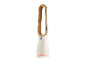 Ventilateur sans pales moderne beige avec des détails dorés