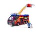 Camion de pompiers avec figurine de pompier et chien de Pat' Patrouille.