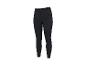 Legging de sport noir avec taille élastique et logo.