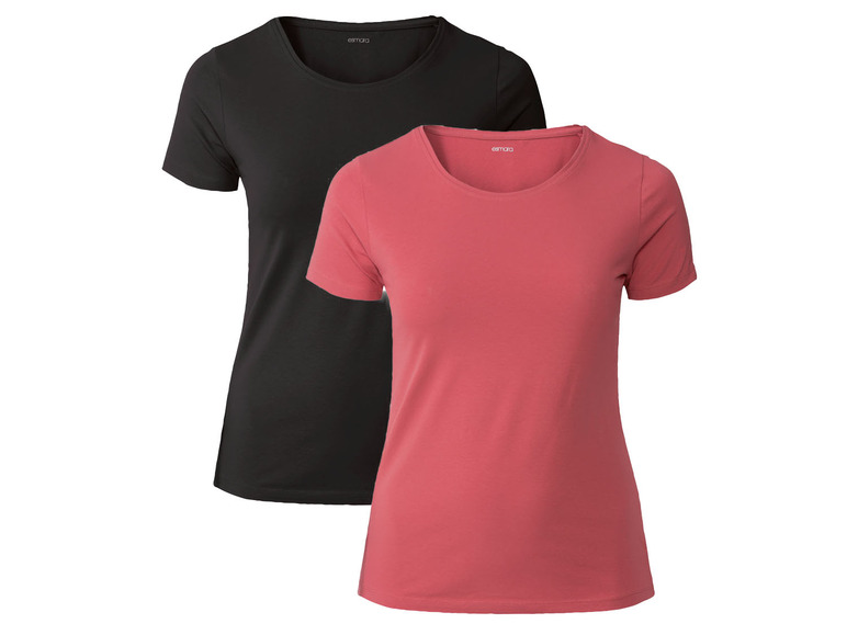 Aller en mode plein écran : esmara® Lot de 2 t-shirts manches courtes femme - Image 12