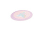 Tapis rond avec un motif de château et de princesse