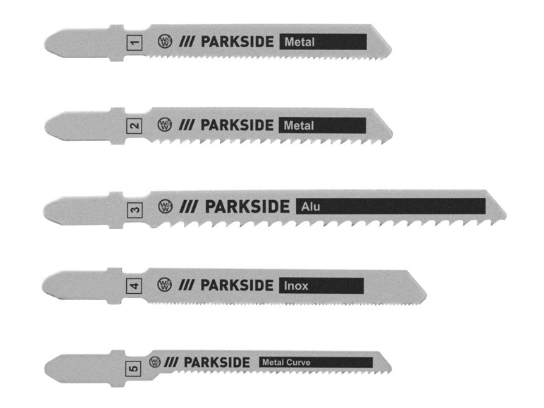 Aller en mode plein écran : PARKSIDE® Set de 5 lames de scie sauteuse PSTZ 3 A1 - Image 2