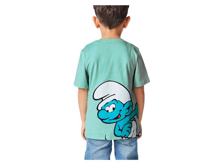 T-Shirt Garçon Les Schtroumpfs - Licence Officielle - Blanc Ou Gris - Taille 12A, 14A