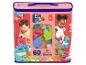 Sac de construction Mega Bloks contenant 60 grands blocs colorés pour enfants dès 1 an.